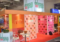 The Delassus stand. The exporter from Morocco had a busy exhibition, as they were in meetings throughout the event.
